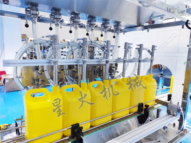 5-10升壺裝化工液體定量灌裝機(jī)